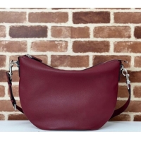 Luxury Cheap Gucci B Leather Small Crossbody Bag 801887 Red 2024