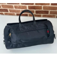Promotional Gucci Mens Medium Nylon Duffle Bag 800185 Black 2024