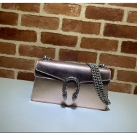 Buy Specials Gucci Dionysus Metallic Leather Small Bag with Strass 499623 Rose Gold 2024