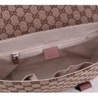 New Fashion Gucci GG Canvas Messenger Shoulder Bag 374429 Beige/Nude Pink 2024