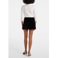 Buy New Cheap Prada Cotton Miniskirt PA2166 Black 2025