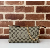 Buy Grade Gucci GG Canvas Chain Shoulder Bag 779791 Beige/Brown 2024