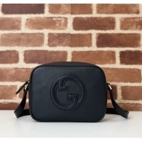 Famous Brand Gucci Blondie Leather Mini Shoulder Bag 820429 Black 2024