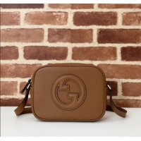 Best Quality Gucci Blondie Leather Mini Shoulder Bag 820429 Brown 2024