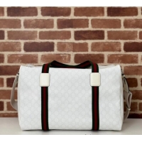 Best Quality Gucci GG Canvas Duffle bag 799871 White 2024