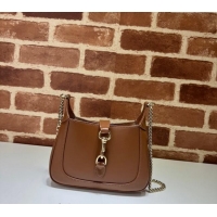 Well Crafted Gucci Jackie Notte Mini Bag in Smooth Leather ‎782889 Brown 2024