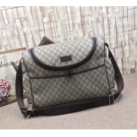 Cheapest Gucci GG Supreme Canvas Diaper Mommy Shoulder bag 123326 Beige/Brown 2024