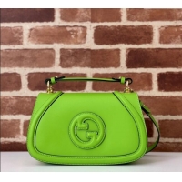 Grade Design Gucci Blondie Leather Top Handle bag 815714 Melinda Green 2024