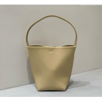 Modern Classic The Row Small N/S Park Tote Bag in Grained Leather 0802 Mustard Yellow 2025