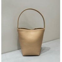 Grade Quality The Row Small N/S Park Tote Bag in Grained Leather 0802 Milk Tea 2025