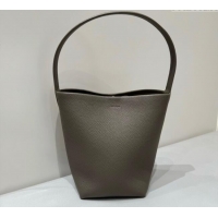 Good Product The Row Small N/S Park Tote Bag in Grained Leather 0802 Elephant Grey 2025