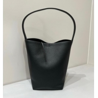 Well Crafted The Row Small N/S Park Tote Bag in Grained Leather 0802 Black 2025
