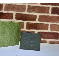 Market Sells Gucci Jumbo GG Leather Wallet 739475 Dark Green 2023
