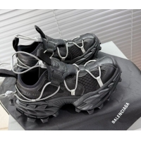 Best Grade Balenciaga Hike Sneakers in Mesh Black 0604055