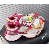 Low Price Balenciaga Stapler Sneakers in Mesh Pink/White 0604057