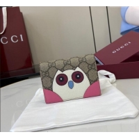 Well Crafted Gucci GG Canvas Mini Compact Wallet with Owl Detail 818767 2025