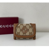 Famous Brand Gucci Blondie Wallet GG Canvas 818811 Brown 2025