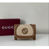 Big Discount Gucci Blondie Wallet Canvas/Leather 818811 Brown 2025