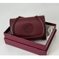 Top Design Gucci Blondie Wallet in Leather 818811 Burgundy 2025
