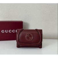 Buy Fashionable Gucci Blondie Wallet in Leather 818811 Burgundy 2025