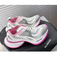 Top Grade Balenciaga Circuit Sneakers in Mesh Grey/Pink 0604062