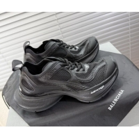 Shop Cheap Balenciaga Circuit Sneakers in Mesh Black 0604066