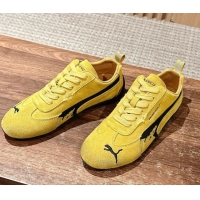 Popular Style Puma x Balenciaga Winter 25 Runway Sneakers in Suede Yellow 0604069