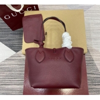 Trendy Design Gucci Totissima small reversible tote bag 839124 Ancora Red 2025