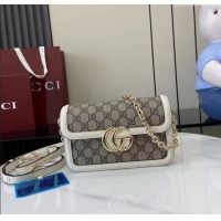 Trendy Design Gucci Go GG Canvas small shoulder bag 826761 Beige/White 2025