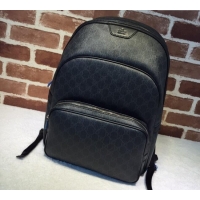 Famous Brand Gucci Mens GG Canvas Backpack bag 322069 Black 2025