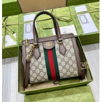 Best Price Gucci Ophidia Small GG Canvas Tote Bag 547551 Beige/Brown 2025