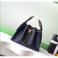 Buy Discount Chanel 25 Small Handbag in Grained Calfskin AS5293 Dark Blue 2025