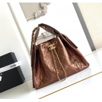 Affordable Price Chanel 25 Small Handbag in Grained Calfskin AS5293 Dark Gold 2025