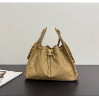Top Quality Chanel 25 Small Handbag in Grained Calfskin AS5293 Dark Beige 2025