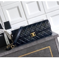 Big Discount Chanel Patent Lambskin Large Flap Bag AS5642 Blue 2025