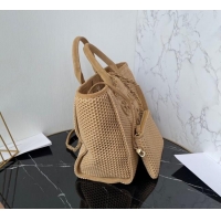 Best Quality Chanel Deauville Coco Beach Medium Shopping Bag AS3351 Beige 2025