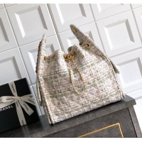 Good Quality Chanel 25 Tweed Medium Handbag AS5311 Pink 2025