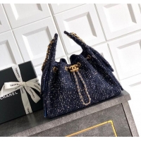 Grade Design Chanel 25 Tweed Small Handbag AS5293 Blue 2025