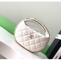 Low Cost Chanel Lambskin Mini Pouch AP3095 White 2025