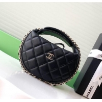 Buy Cheapest Chanel Lambskin Mini Pouch AP3095 Black 2025
