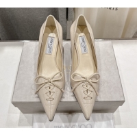 Good Product Jimmy Choo Scarlett 50 Pumps in Elaphe Print Leather Beige 5071902