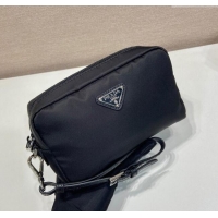 Top Grade Prada Small Re-Nylon pouch 1NS021 Black 2025