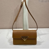 Best Price Prada Saffiano leather mini-bag 1BD386 Brown 2025