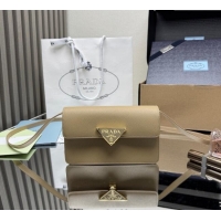 Good Quality Prada Saffiano leather mini-bag 1BD386 Beige 2025