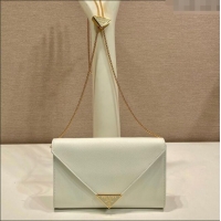 Big Discount Prada Saffiano leather mini-bag 1BP051 White 2025