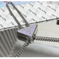 Best Price Prada Leather mini-bag 1BH189 Purple 2025