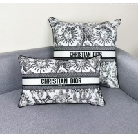 Best Price Dior Embroidered Cotton Rectangular And Square Pillow D060708 2025