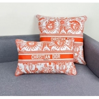 Best Product Dior Embroidered Cotton Rectangular And Square Pillow D060709 2025