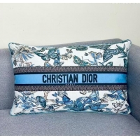 Super Quality Dior Embroidered Cotton Rectangular Pillow 30x50cm D060713 2025