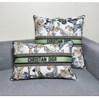 Top Quality Dior Embroidered Cotton Rectangular And Square Pillow D060715 2025